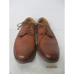USED Clarks Mens Malwood Lace Leather Shoe, Tan Leather- Size 9 Clarks Men main image 4